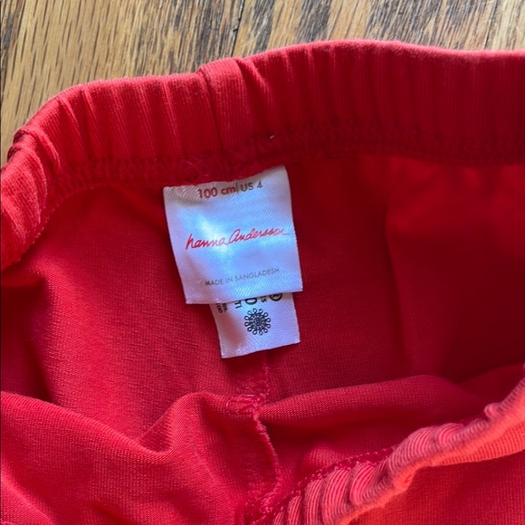 Hanna Andersson - Bright Basics Leggings in Tomato - Picture 3 of 9